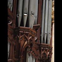 New York City, Episcopal Cathedral of St. John-The-Divine, Orgelprospekt-Detail