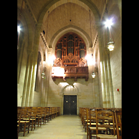 New York City, Riverside Church, Christ Chapel in Richtung Orgel