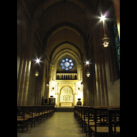 New York City, Riverside Church, Christ Chapel in Richtung Chor