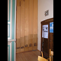 Kulmbach, St. Petri, Pfeifen des Untersatz 32' auerhalb des Gehuses