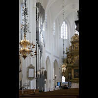 Malm, S:t Petri Kyrka, Chororgel und Altarraum