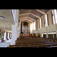 Claremont, United Church of Christ, Seitlicher Blick zur Orgel