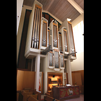 Claremont, United Church of Christ, Orgel seitlich