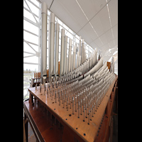 Garden Grove, Christ Cathedral ('Crystal Cathedral'), Chancel Great-Windladen auf der Spitze des West Towers