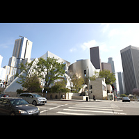 Los Angeles, Walt Disney Concert Hall, Ansicht von Sden von der South Grand Ave Ecke 2nd West Street