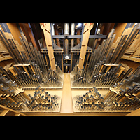 Los Angeles, Walt Disney Concert Hall, Pfeifen des Great, hinten das Cornet