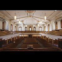 Salt Lake City, Assembly Hall, Innenraum in Richtung Rckwand