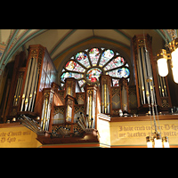 Salt Lake City, Cathedral of the Madeleine, Orgelempore seitlich
