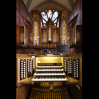 Salt Lake City, Cathedral of the Madeleine, Orgel mit Spieltisch