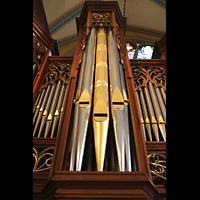 Salt Lake City, Cathedral of the Madeleine, Proepsktpfeifen-Detail