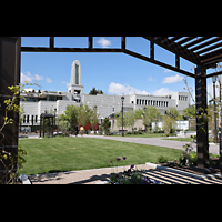 Salt Lake City, Conference Center LDS (Latter-Day Saints), Ansicht vom Temple Square von Sdwesten
