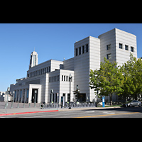 Salt Lake City, Conference Center LDS (Latter-Day Saints), Ansicht von der North Temple Street von Osten