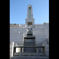 Salt Lake City, Conference Center LDS (Latter-Day Saints), Turm mit Wasserfall