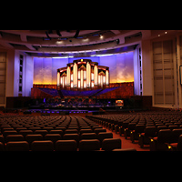 Salt Lake City, Conference Center LDS (Latter-Day Saints), Seitlicher Blick zur Orgel