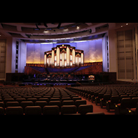 Salt Lake City, Conference Center LDS (Latter-Day Saints), Seitlicher Blick zur Orgel