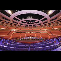 Salt Lake City, Conference Center LDS (Latter-Day Saints), Blick von der Orgel in den riesigen Saal