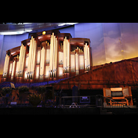 Salt Lake City, Conference Center LDS (Latter-Day Saints), Orgel mit Spieltisch seitlich