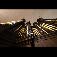 Salt Lake City, Mormon Tabernacle, Orgelprospekt seitlich perspektivisch