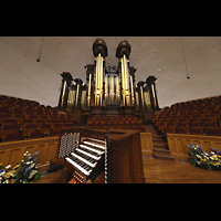 Salt Lake City, Mormon Tabernacle, Spieltisch und Orgel