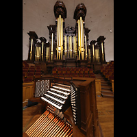 Salt Lake City, Mormon Tabernacle, Spieltisch und Orgel