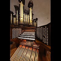 Salt Lake City, Mormon Tabernacle, Spieltisch und Orgel