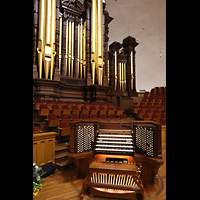 Salt Lake City, Mormon Tabernacle, Spieltisch und Orgel