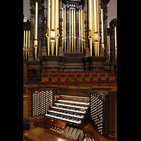 Salt Lake City, Mormon Tabernacle, Spieltisch und Orgel