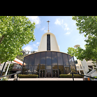 San Diego, First United Methodist Church, Ansicht von Norden mit Haupteingang
