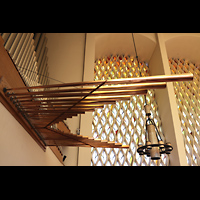 San Diego, First United Methodist Church, Pfeifen der Festival Trumpet seitlich