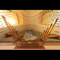 San Diego, First United Methodist Church, Pfeifen der Festival Trumpet und Hauptorgel