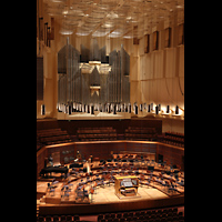 San Francisco, Louise M. Davies Symphony Hall, Seitlicher Blick zur Orgel und auf die Orchesterbhne