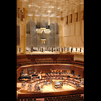 San Francisco, Louise M. Davies Symphony Hall, Seitlicher Blick zur Orgel und auf die Orchesterbhne