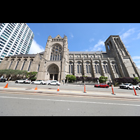 San Francisco, Grace Episcopal Cathedral, Ansicht von Sden von der California Street