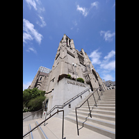 San Francisco, Grace Episcopal Cathedral, Ansicht von Sdosten mit perspektivischem Blick auf den Sdturm