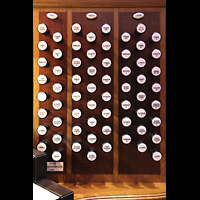 San Francisco, Grace Episcopal Cathedral, Rechte Registerstaffel