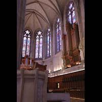 San Francisco, Grace Episcopal Cathedral, Bombarde-Orgel und nrdliches Hauptorgelgehuse