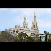 San Francisco, Ss. Peter and Paul, Ansicht von Nordwesten von der Powell Street