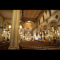 San Francisco, Ss. Peter and Paul, Seitliche Innenansicht