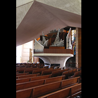 San Francisco, St. Mary's RC Cathedral of the Assumption, Orgel vom Eingang aus gesehen