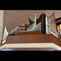 San Francisco, St. Mary's RC Cathedral of the Assumption, Ruffatti-Orgel - Nordostseite perspektivisch