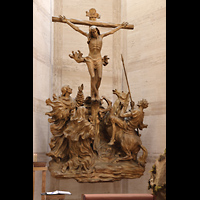 San Francisco, St. Mary's RC Cathedral of the Assumption, Kreuzigung - Bronzeschrein 'Calvary' von Mario Rudelli