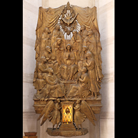 San Francisco, St. Mary's RC Cathedral of the Assumption, Pfingsten - Bronzeschrein 'Pentecost' von Enrico Manfrini