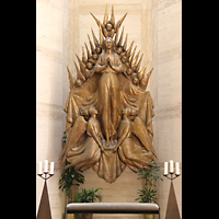 San Francisco, St. Mary's RC Cathedral of the Assumption, Mari Himmelfahrt - Bronzeschrein 'Assumption of Mary' von Enrico Manfrini