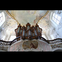 Arlesheim, Dom, Orgel und Deckengewölbe