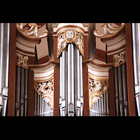 Solms-Oberbiel (bei Wetzlar), Klosterkirche Altenberg, Orgelprospekt-Detail