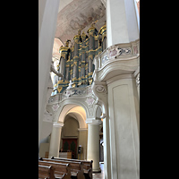 Vilnius, v. Jonu banycia (Universittskirche St. Johannis), Orgelempore seitlich