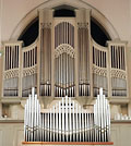Berlin - Wilmersdorf, Kirche Zum Heiligen Kreuz (SELK), Orgel / organ