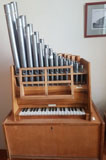 Berlin (Charlottenburg), Universitt der Knste (Schrankpositiv im bungsraum B), Orgel / organ