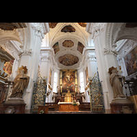 Kremsm�nster, Stiftskirche, Querhaus mit Chorraum