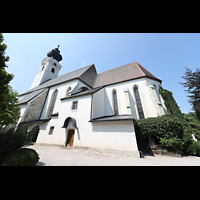 St. Georgen im Attergau, Pfarrkirche St. Georgen, Seitenansicht von S�dosten